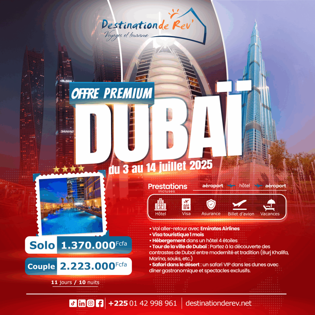 Package Juin 2025 Premium Dubai